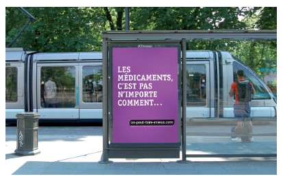 affichage urbain campagne medicaments cpam