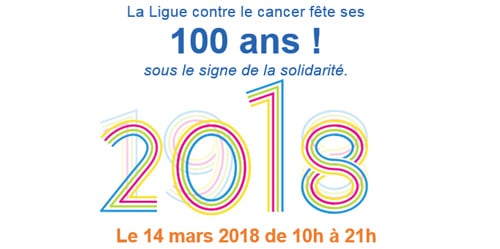 Les 100 ans de la Ligue le 14 mars 2018