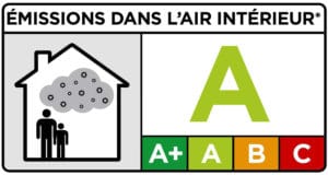 Etiquette émissions dans l'air intérieur
